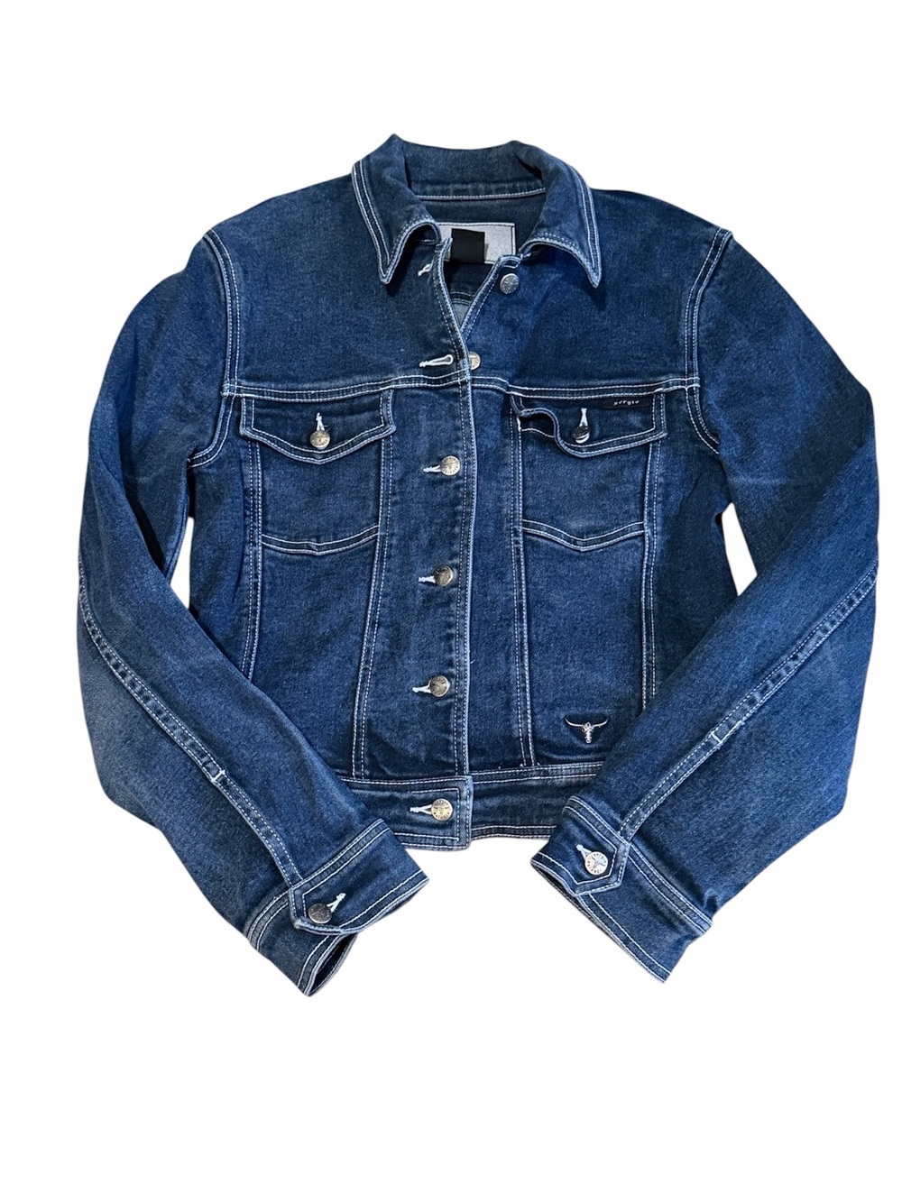 Sergio Valente Dark Blue Denim Jean Jacket